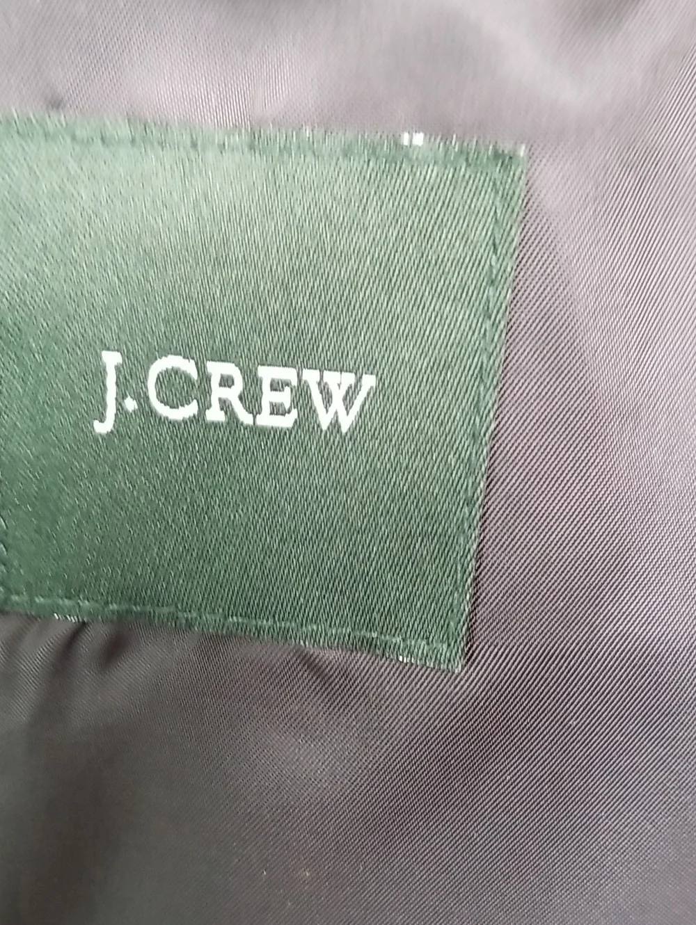 J.Crew mens dress coat size Small 80% wool black EUC